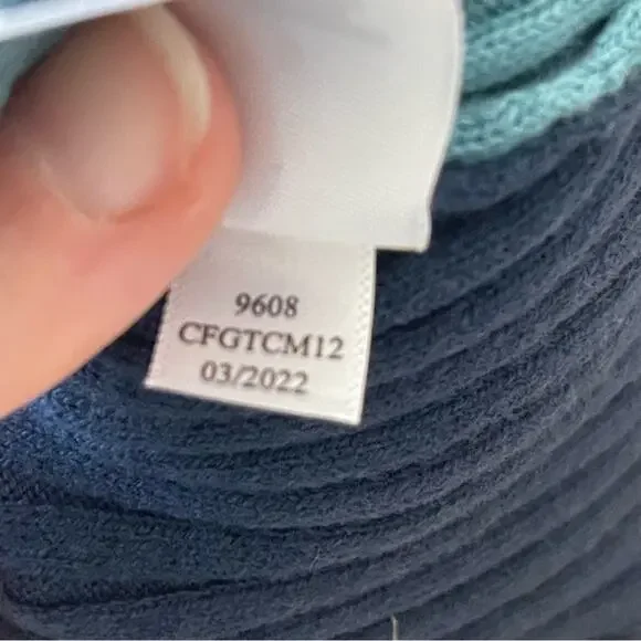 Aeropostale Color blocked Ruffle button-up cropped tank knit top women’s size S - Picture 5 of 7